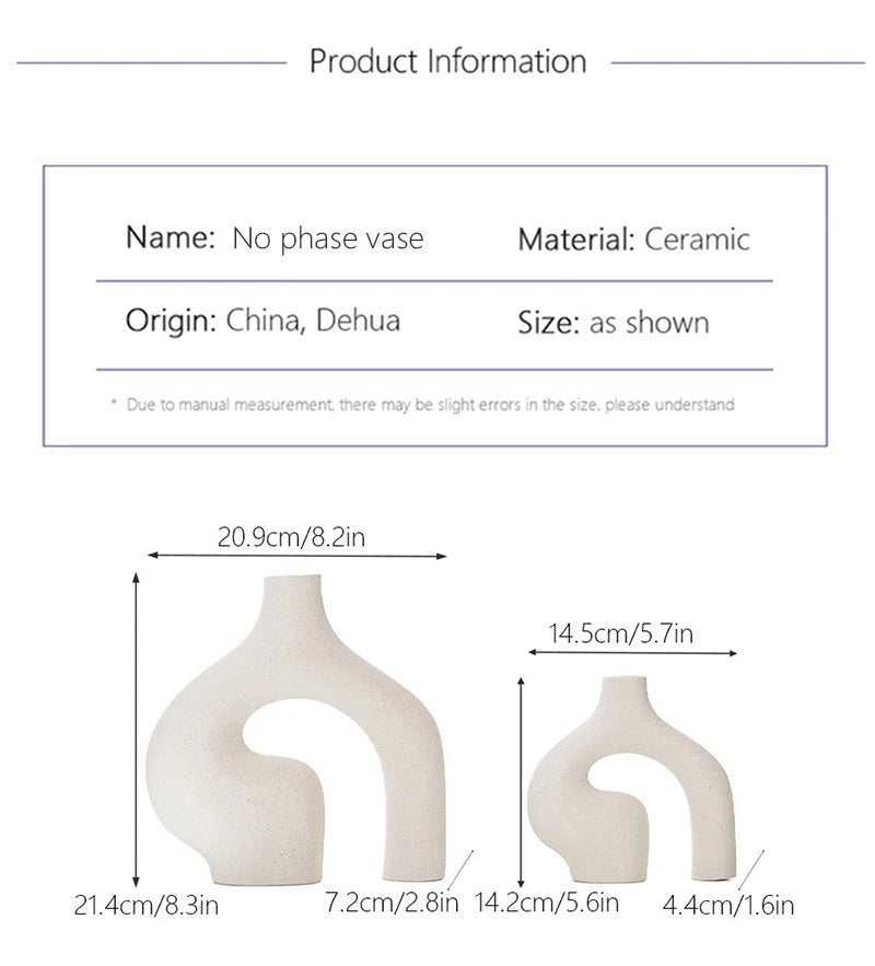 Minimalist Ceramic Vase