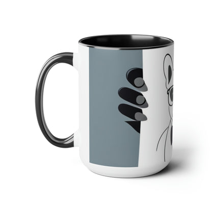 Dog In Suit Coffee Mugs, 15oz