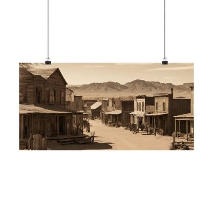 Old West Wall Poster