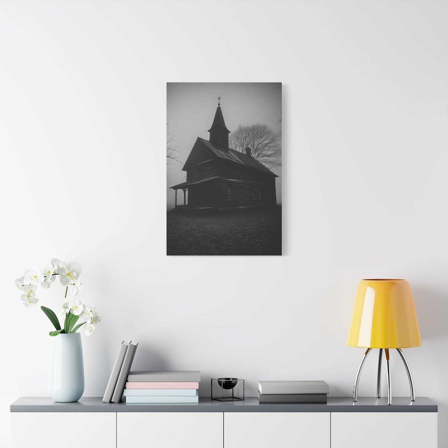 Old Church Premium Canvas Art