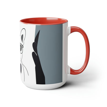 Dog In Suit Coffee Mugs, 15oz