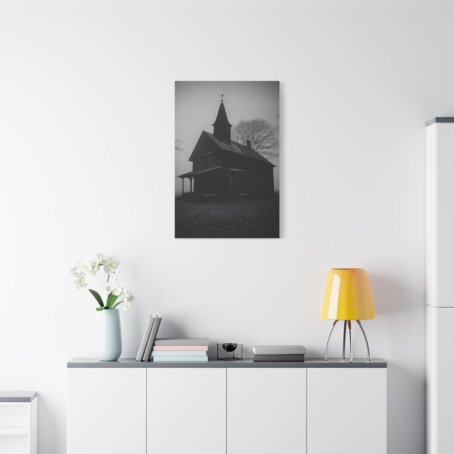 Old Church Premium Canvas Art