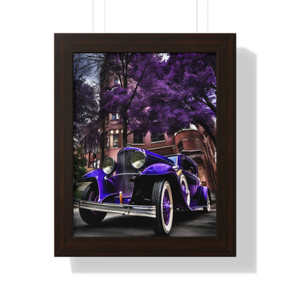 Framed Classic Car Poster