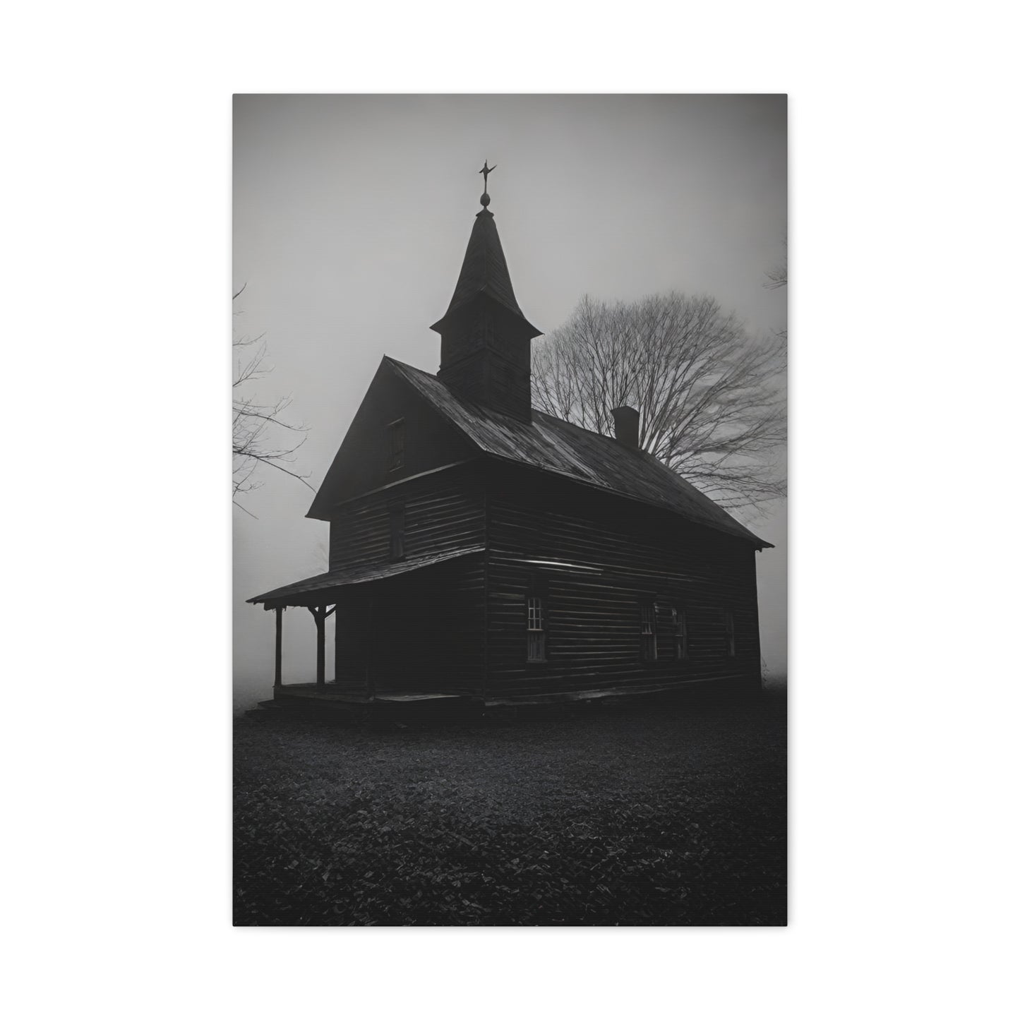 Old Church Premium Canvas Art