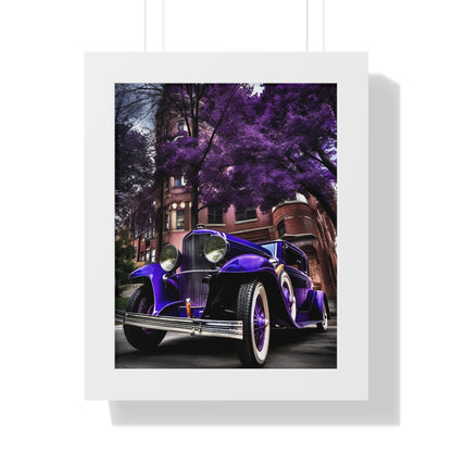 Framed Classic Car Poster