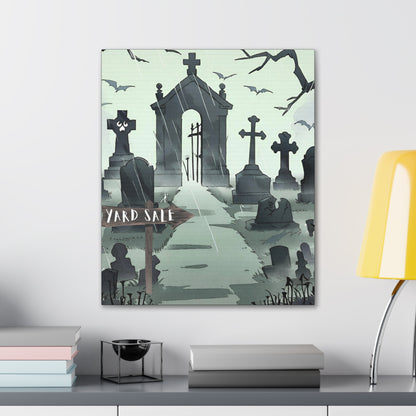 Graveyard Premium Canvas Art