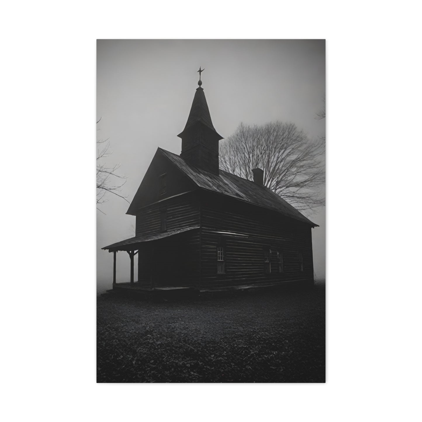 Old Church Premium Canvas Art