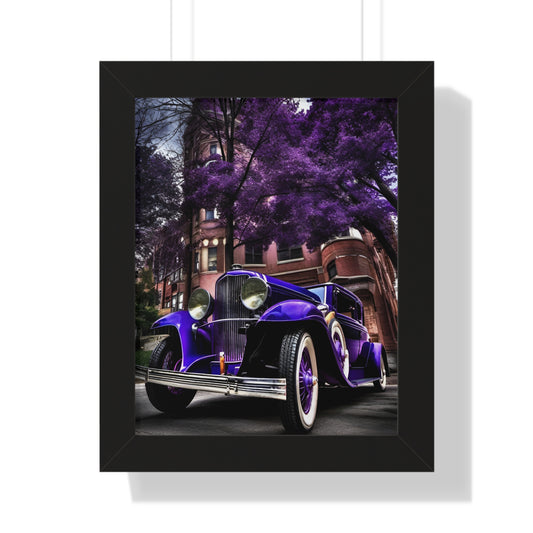 Framed Classic Car Poster