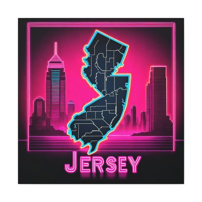 New Jersey Premium Canvas Art