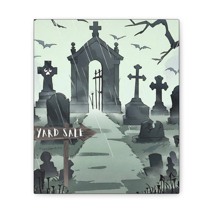 Graveyard Premium Canvas Art