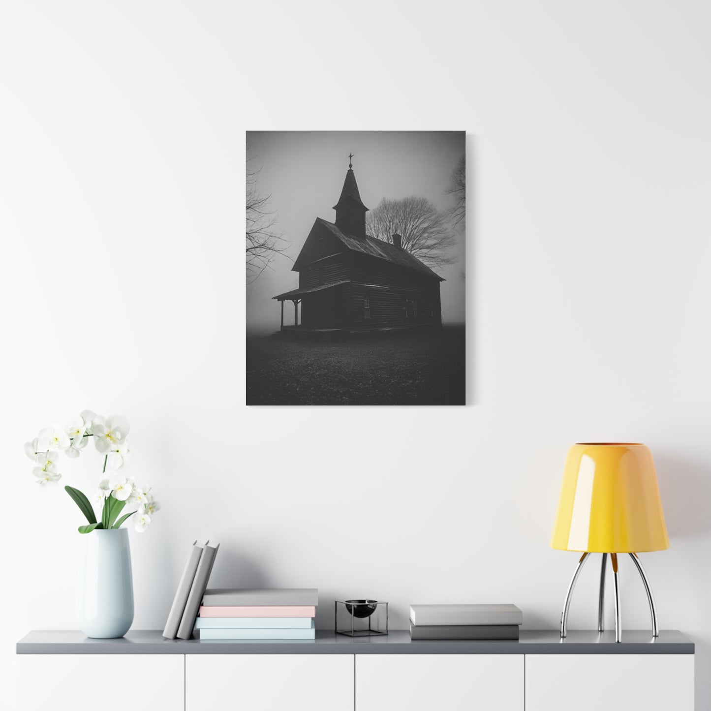 Old Church Premium Canvas Art