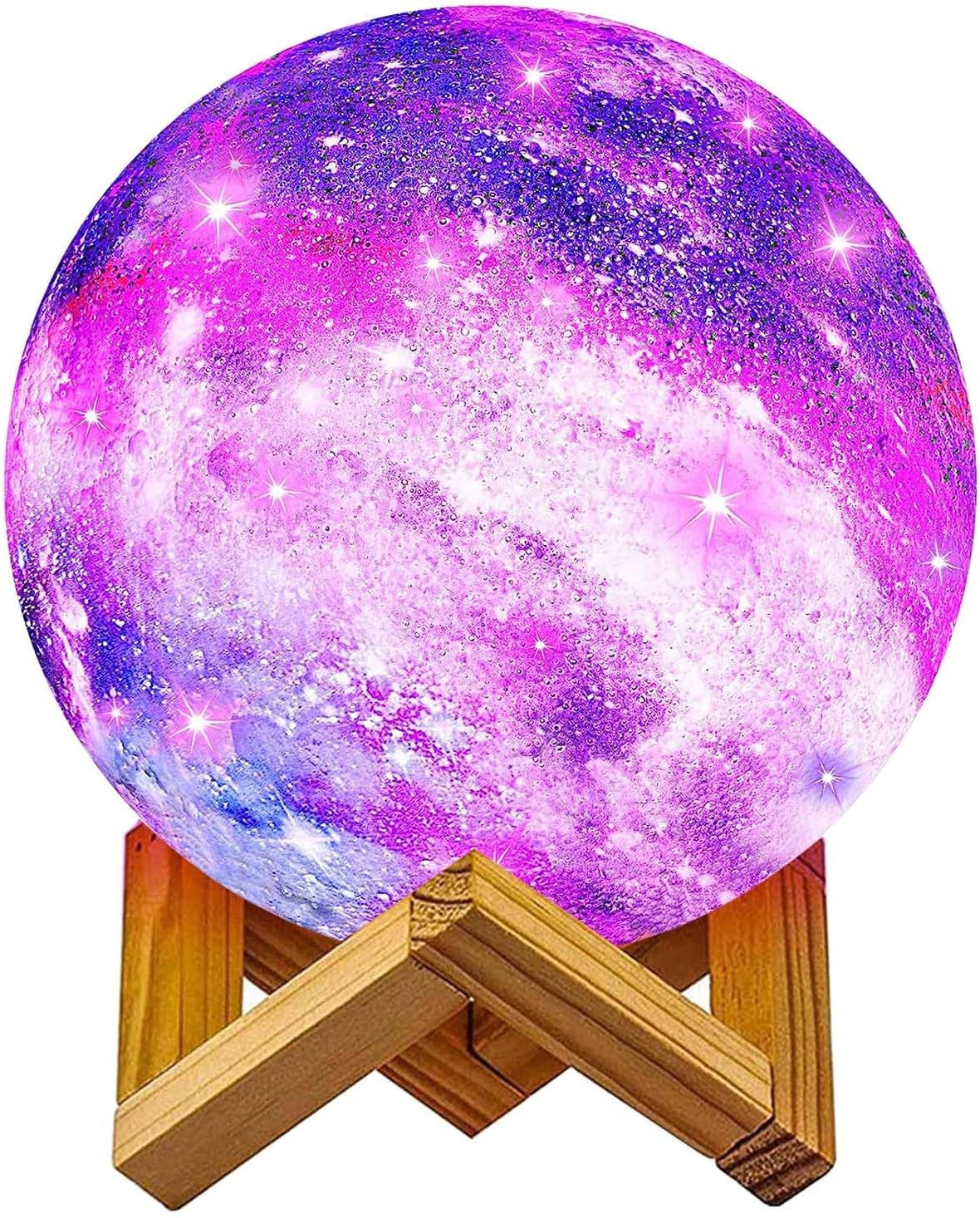 "Magical Moon Lamp 2023 Upgrade: Illuminate Your Space with 16 Colors, Remote Control, and Touch Sensor - Perfect Gift for Kids, Women, and Birthdays!"