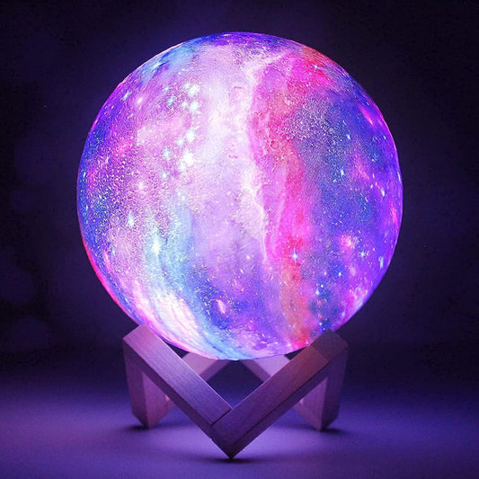 "Magical Moon Lamp 2023 Upgrade: Illuminate Your Space with 16 Colors, Remote Control, and Touch Sensor - Perfect Gift for Kids, Women, and Birthdays!"